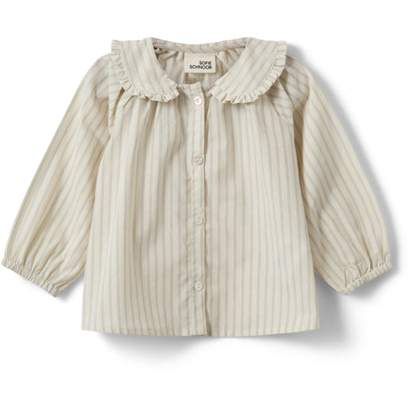 Sofie Schnoor Blue Striped Ingasb Blouse