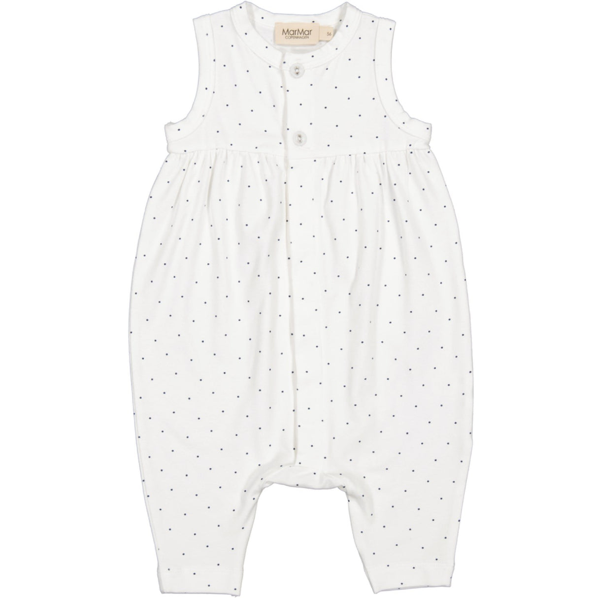 MarMar Modal Smooth Print Blue Dot Ruberto Romper