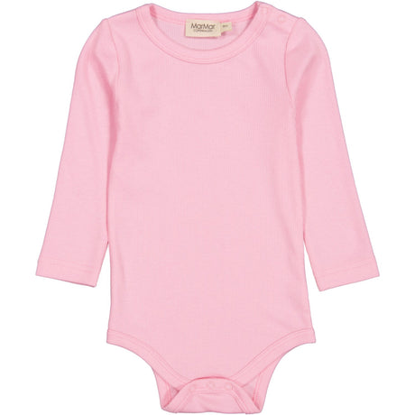 MarMar Modal Fine Rib Pink Blossom Plain Body LS Body
