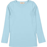 MarMar Modal Fine Rib Heavenly Blue Tani Blouse