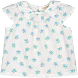 MarMar Poplin Summer Bouquet Talsa SS Top