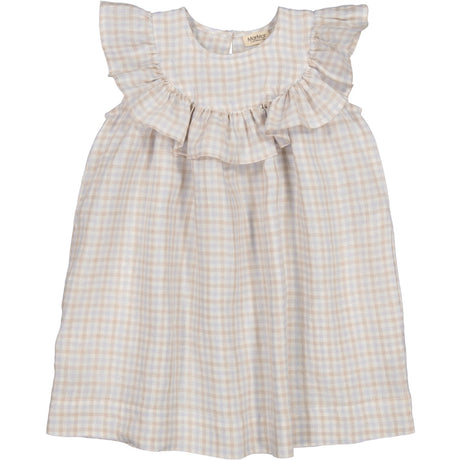 MarMar Fine Linen Summer Check Drine SS Dress