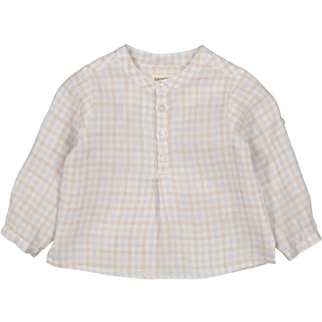MarMar Fine Linen Summer Check Totoro Shirt