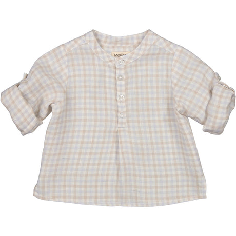 MarMar Fine Linen Summer Check Totoro Shirt