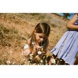 MarMar Fine Cotton Navy Stripe Danita Frill Dress