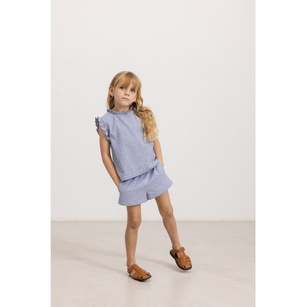 MarMar Fine Cotton Navy Stripe Tirra Top