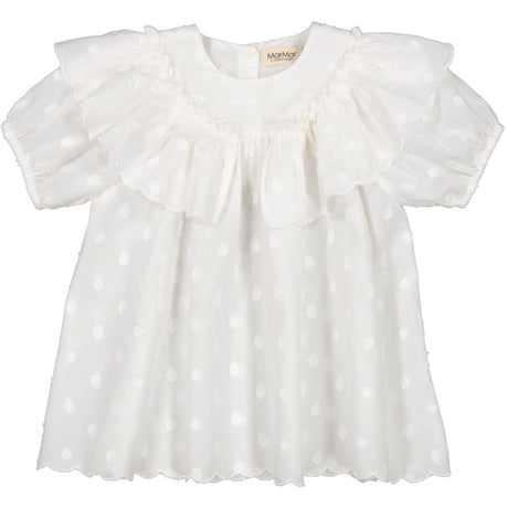 MarMar Dobby Dots Gentle White Delsa B Dress
