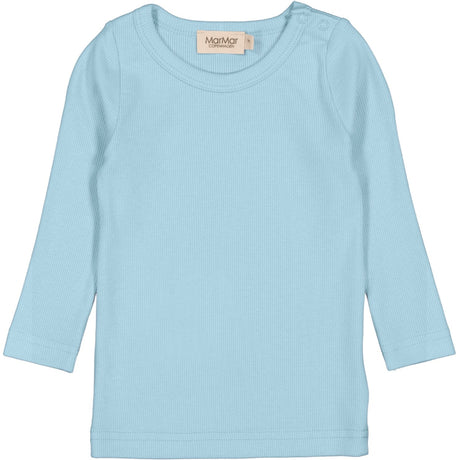 MarMar Modal Fine Rib Heavenly Blue Tani Blouse