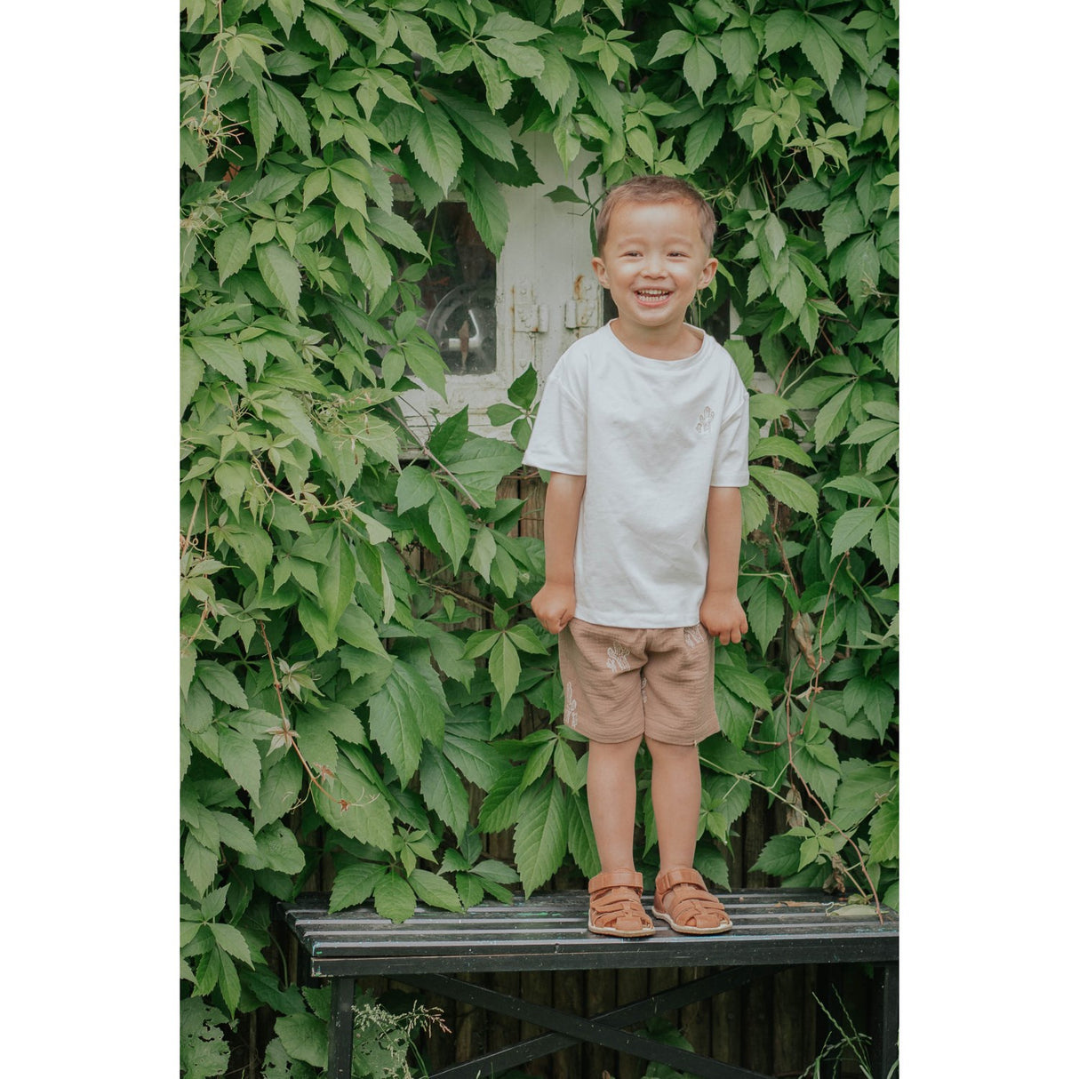 Fliink Pine Bark Cactus Aop Hello Shorts