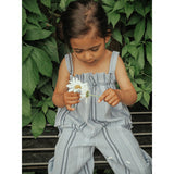 Fliink Navy Amie Ruffle Pants