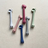 Tiny Tot Grey Beginner Spoon Silicone