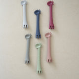 Tiny Tot Grey Beginner Spoon Silicone