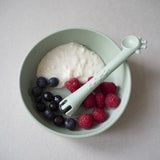 Tiny Tot Green Beginner Spoon Silicone