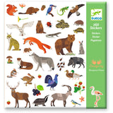 Djeco Klistermærker, Fauna