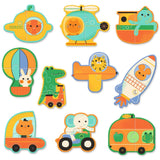 Djeco Puzzle Duo, Transport