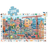 Djeco Observation Puzzle, The City - 200 Pieces