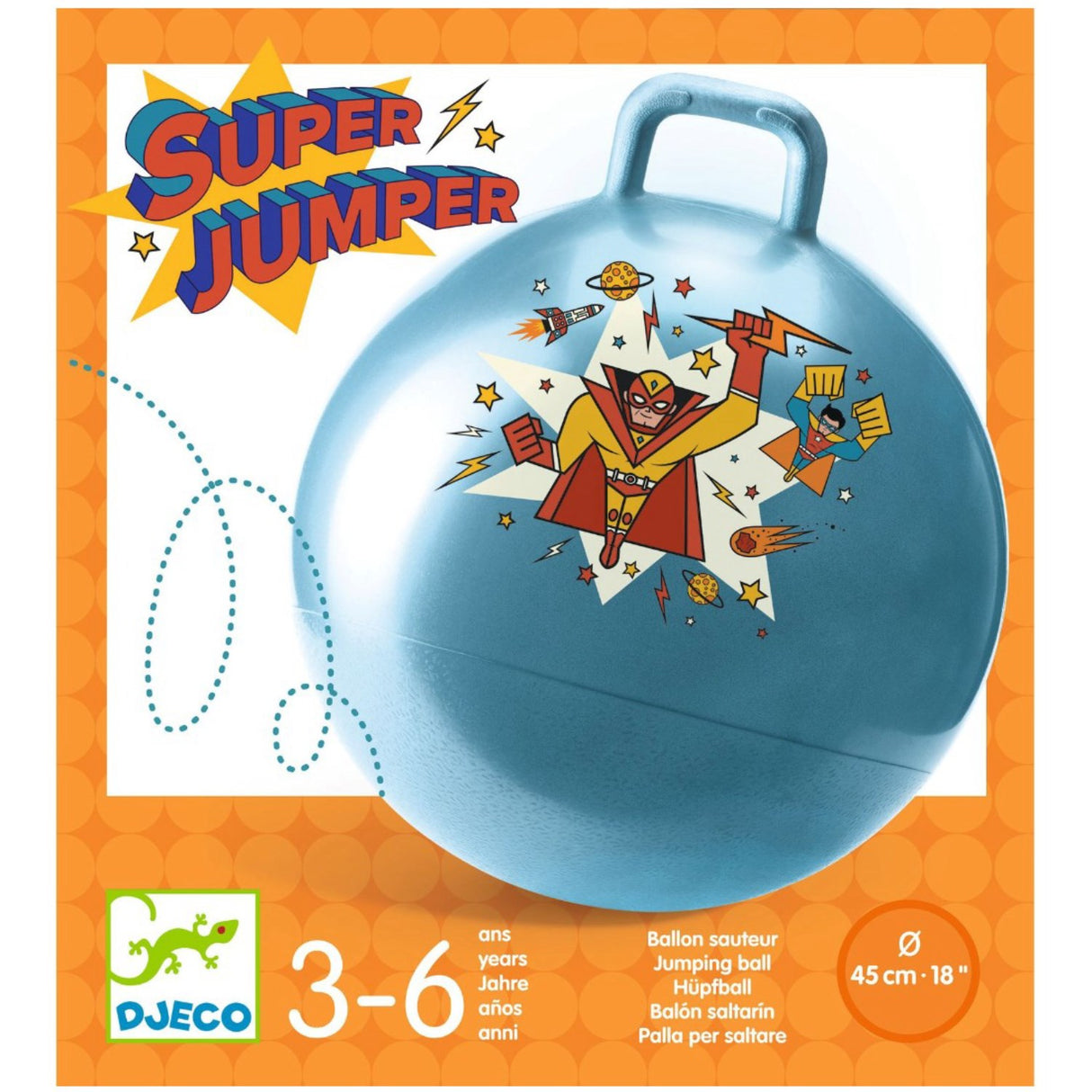 Djeco Bouncy Ball, Superhero