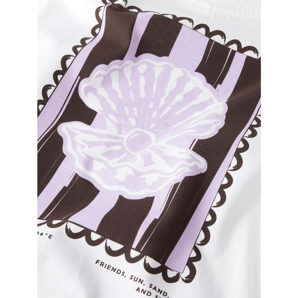 Name It Cloud Dancer Nkfhellia Ss Nreg Top