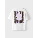 Name It Cloud Dancer Nkfhellia Ss Nreg Top