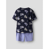 Name It Navy Blazer With Infinity Shorts Nmmhector Shorts Set