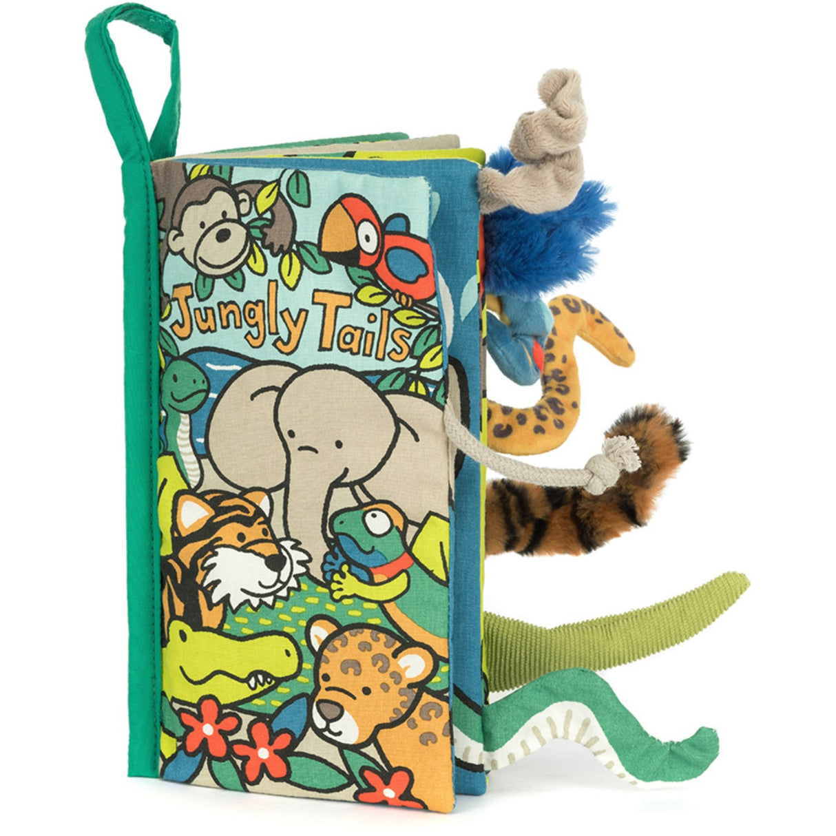 Jellycat Baby, Tail Book, Jungle Tails