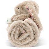 Jellycat Bashful Rabbit, Beige Meadow Blanket
