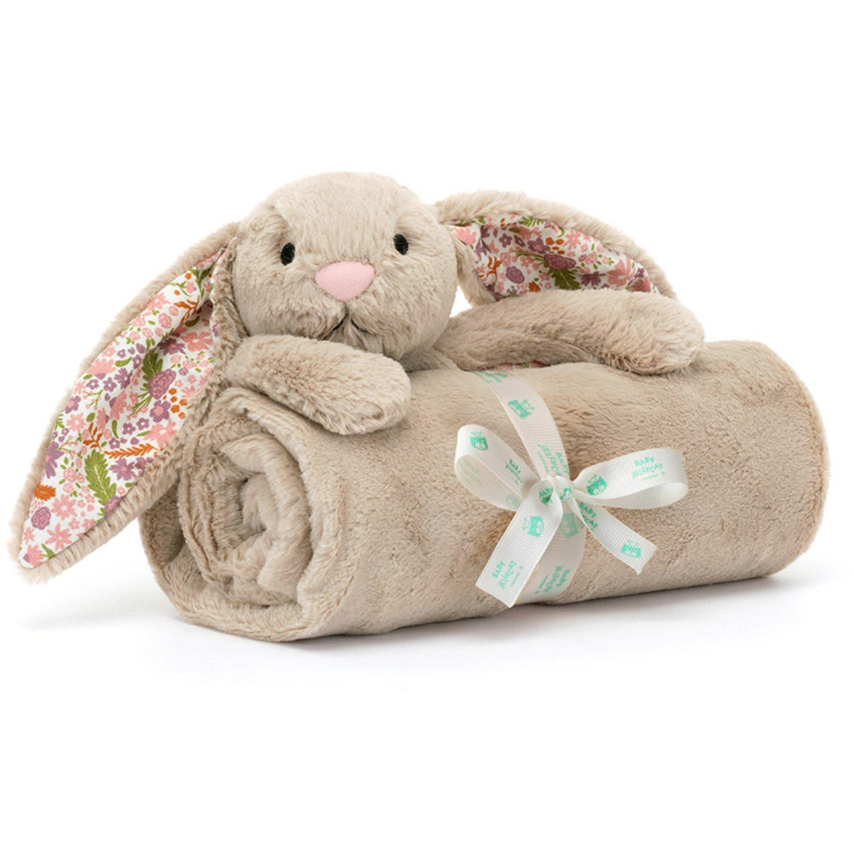 Jellycat Bashful Rabbit, Beige Meadow Blanket