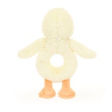 Jellycat Bashful Duckling Ring Rattle