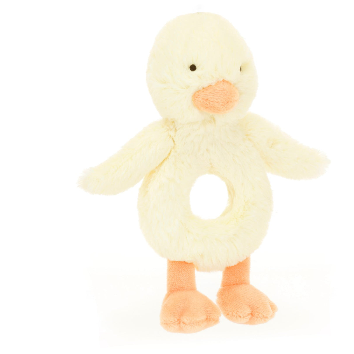 Jellycat Bashful Duckling Ring Rattle