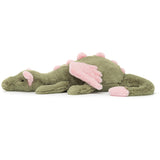 Jellycat dragon olives, medium 50 cm