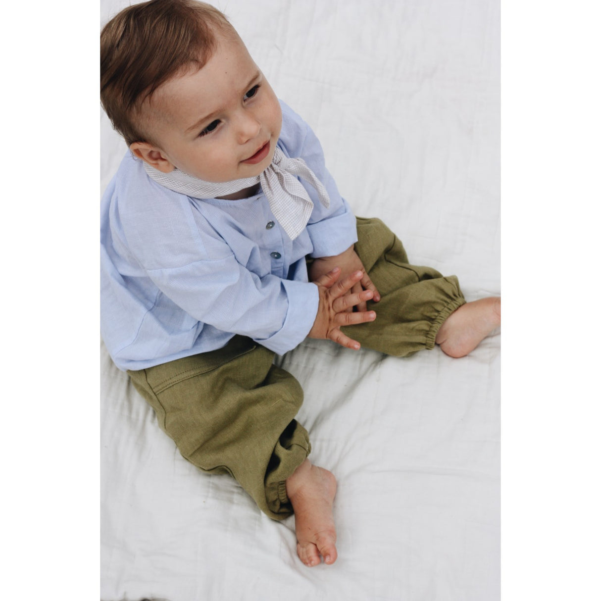 Lalaby Jaipur Shirt Baby - Saltwater