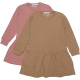 Minymo Canyon Rose Sweat Dress 2-pack