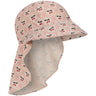 Konges Sløjd Cherry Pink Motif Merle Frill Sun hat Grs