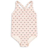 Konges Sløjd Cherry Pink Motif Merle Swimsuit Grs