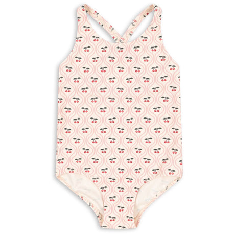 Konges Sløjd Cherry Pink Motif Merle Swimsuit Grs