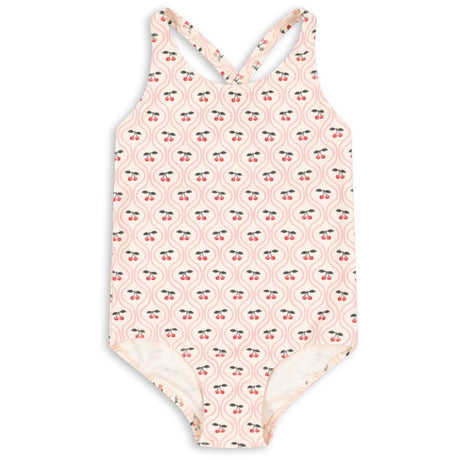 Konges Sløjd Cherry Pink Motif Merle Swimsuit Grs