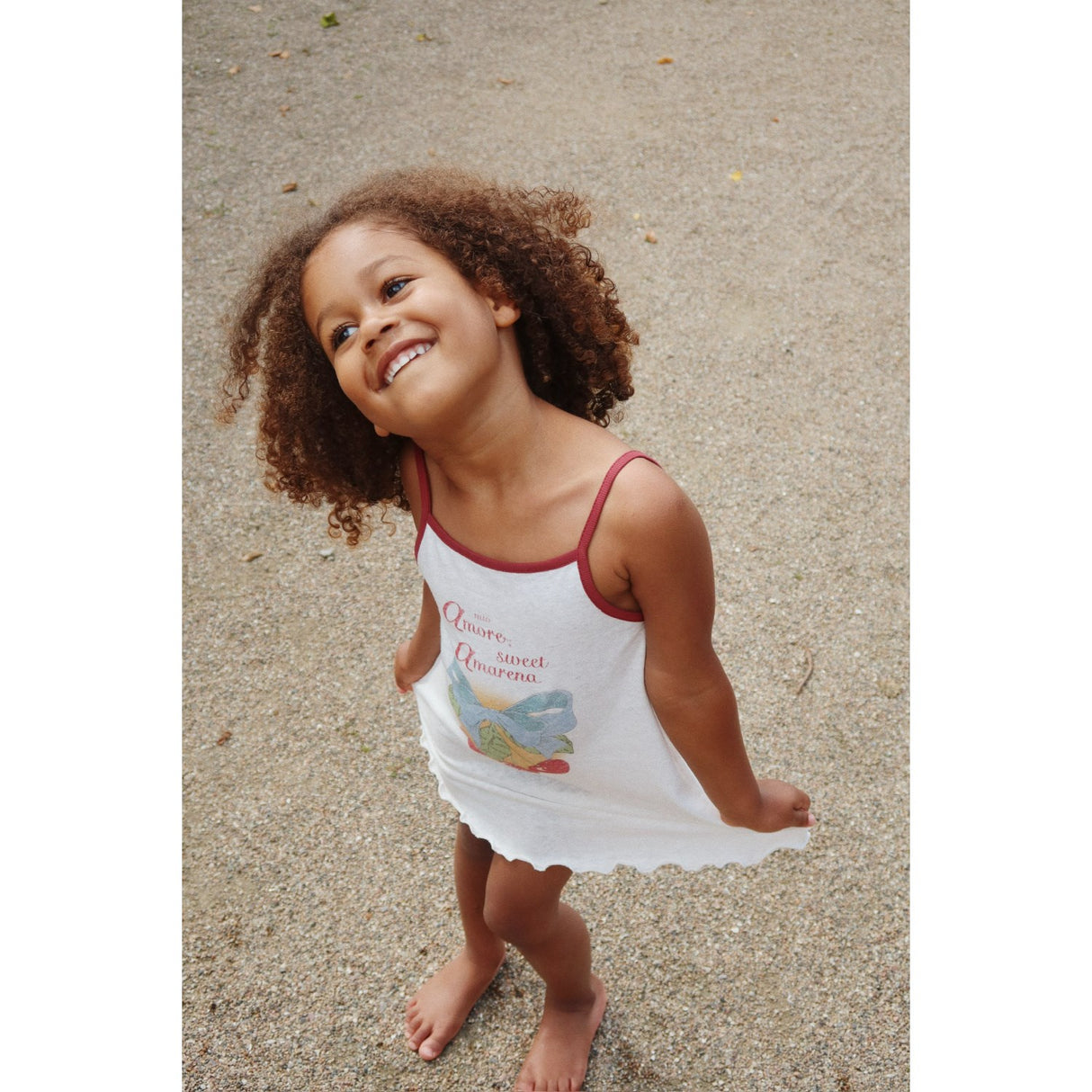 Konges Sløjd Off White/Amarena Era Strap Dress Ocs