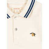 Konges Sløjd Antique White Florian Polo Shirt Gots