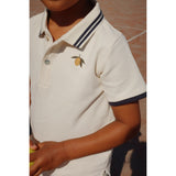 Konges Sløjd Antique White Florian Polo Shirt Gots