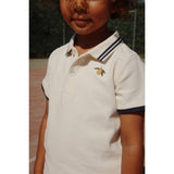 Konges Sløjd Antique White Florian Polo Shirt Gots