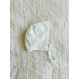 Lalaby Linn Bonnet - White Dot