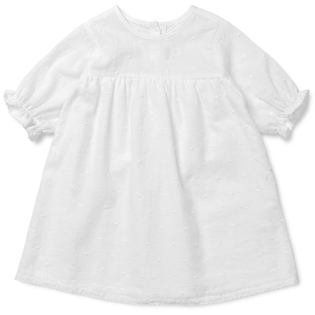 Lalaby Lilibeth Dress (Baby) - White Dot