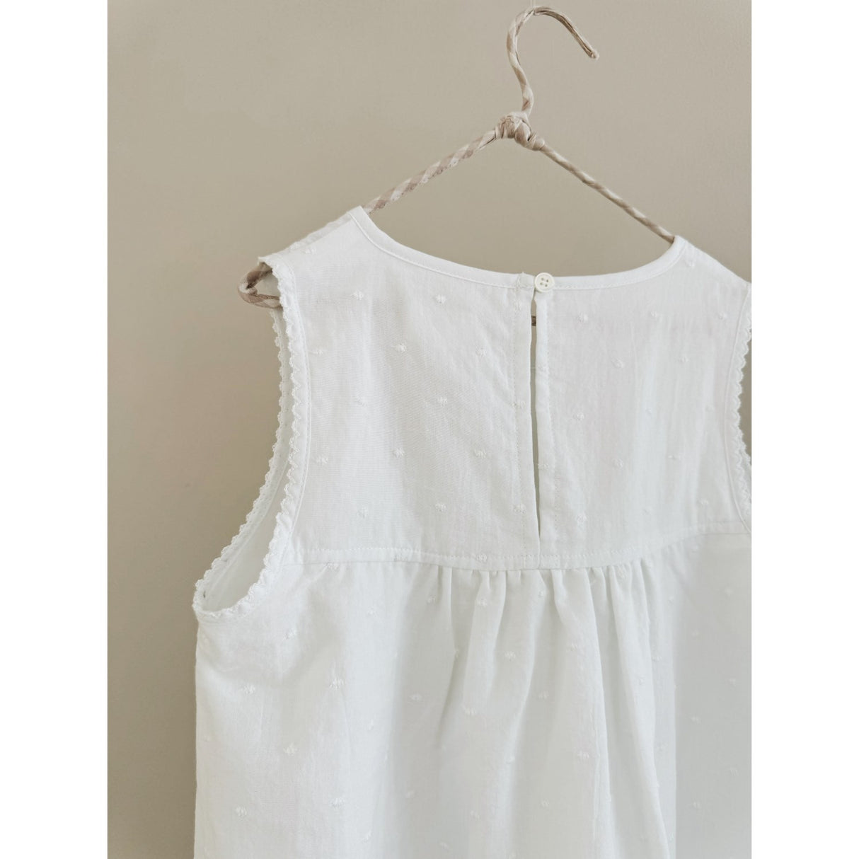 Lalaby Elinor Dress - White Dot