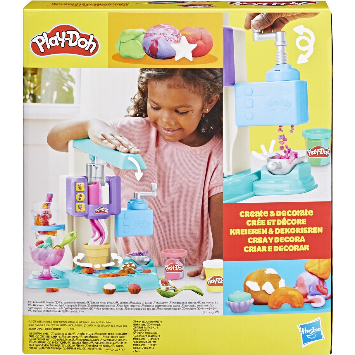 Play-Doh Rainbow Swirl Ice Cream Playset
