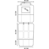 Nordbaby Black 3 In 1 Car Seat Protector & Kick Mat