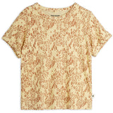 Mini Rodini Beige Mini Leopard AOP Ss Tee