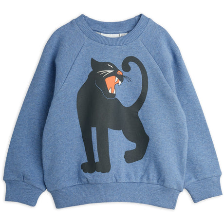 Mini Rodini Blue Panther Sp Melange Sweatshirt