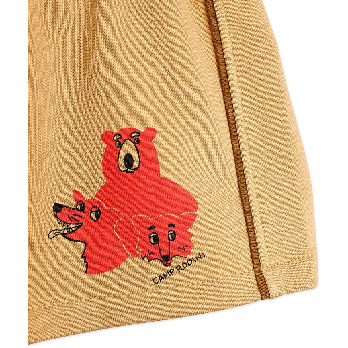 Mini Rodini Beige Camp Rodini Sp Sweatshorts