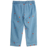 Mini Rodini Blue Mini Hearts Aoe Woven Trousers