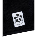 Mini Rodini Black Fine Knit Baby Hat